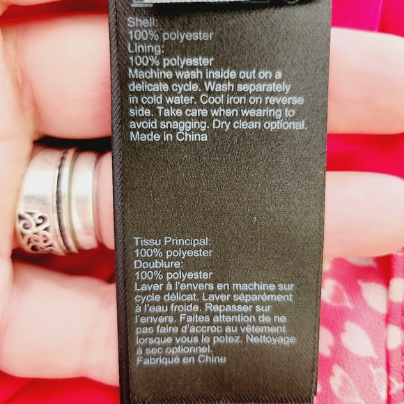 ALL SAINTS Flores hearts print wrap dress, ruched sleeve - Picture 9 of 9